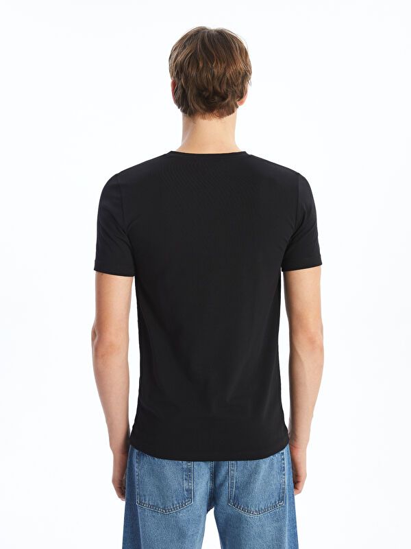 Moudda LC Waikiki - T-shirt basique manches courtes en jersey - Tunisie 4