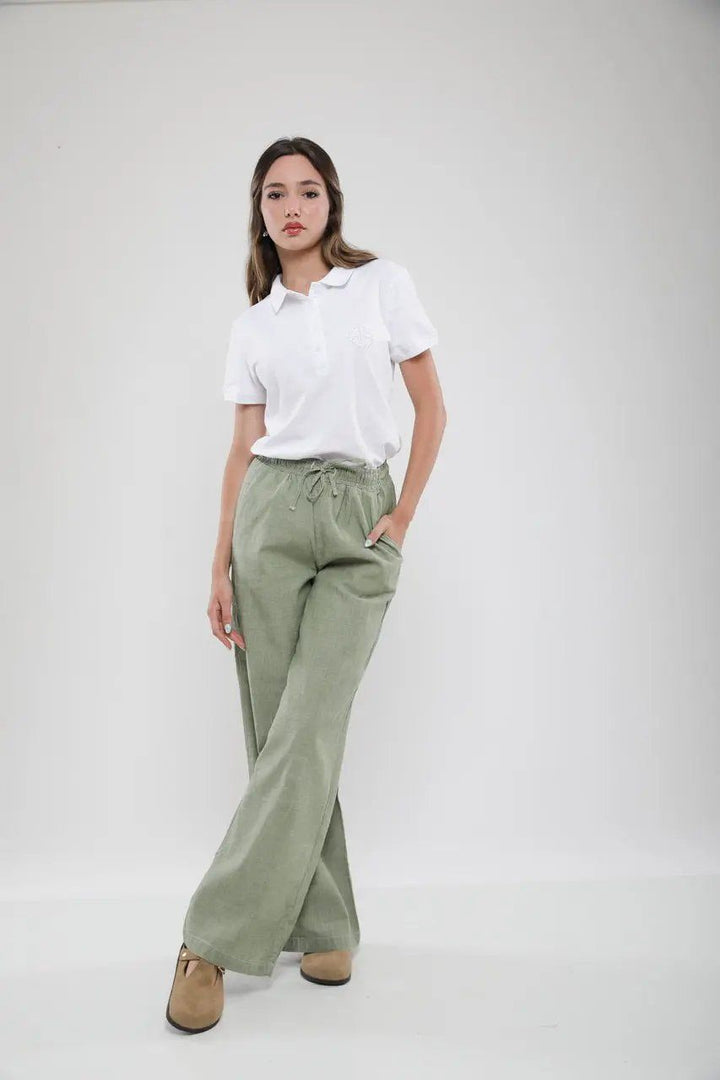 Moudda Billiorich - Pantalon Large Femme en Lin Mélangé - Tunisie 4