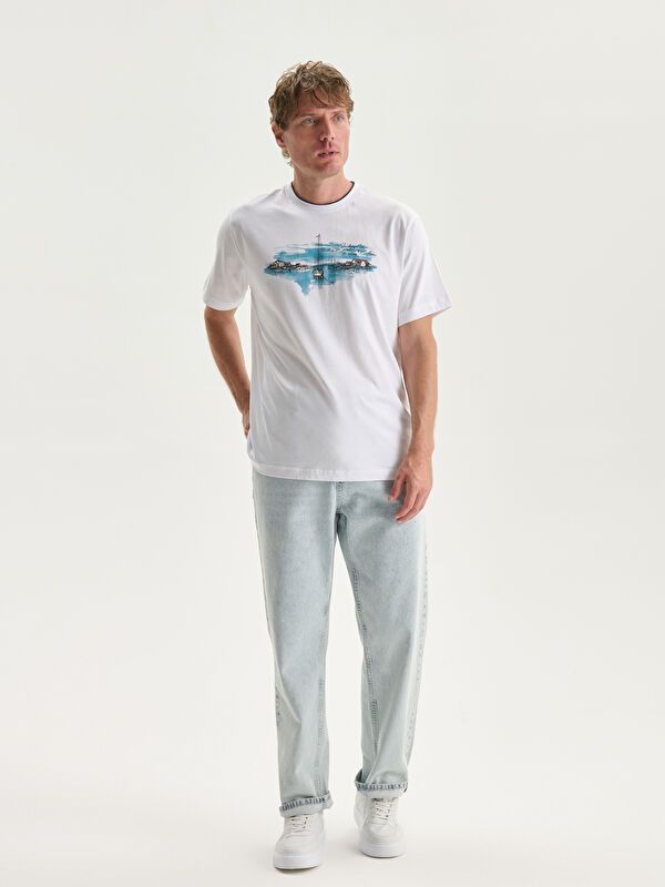 Moudda LC Waikiki - T-shirt imprimé manches courtes en jersey - Tunisie 2