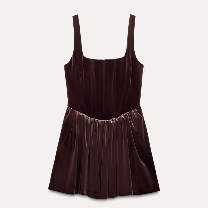 Moudda ZARA - Robe courte corset fines bretelles cape - Tunisie 1