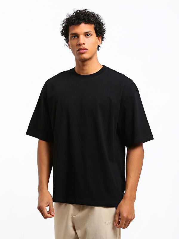 Moudda LC Waikiki - T-shirt basique manches courtes en jersey - Tunisie 4