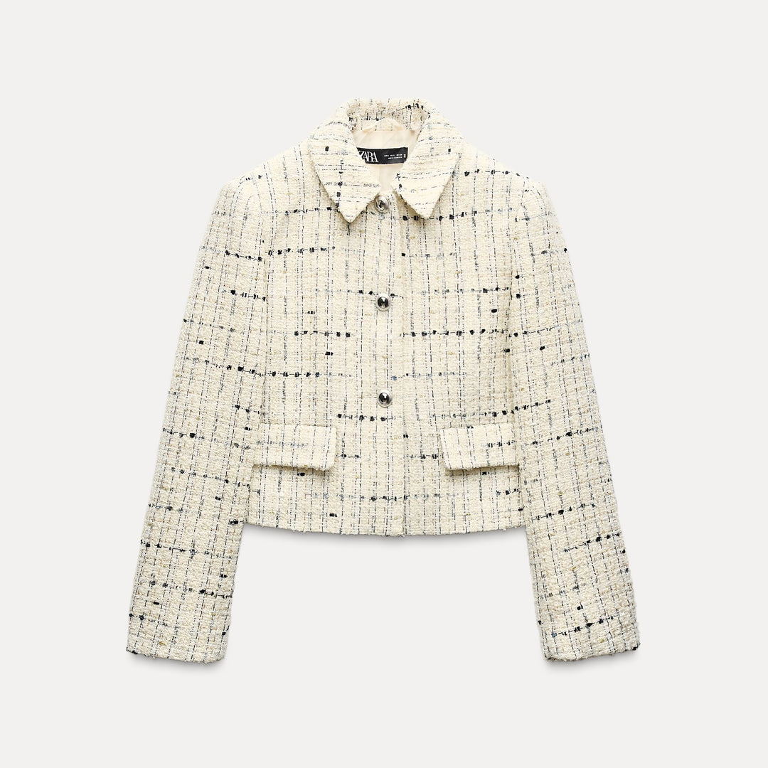 Moudda ZARA - Veste tailleur col chemise structurée - Tunisie 1