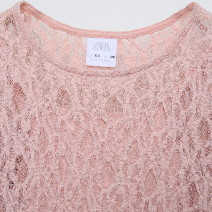 Moudda ZARA - T-shirt dentelle manches longues - Tunisie 3