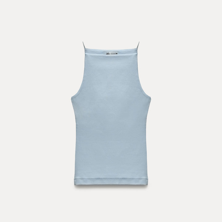 Moudda ZARA - T-shirt brassière en coton élasthanne, bretelles élastiques - Tunisie 1