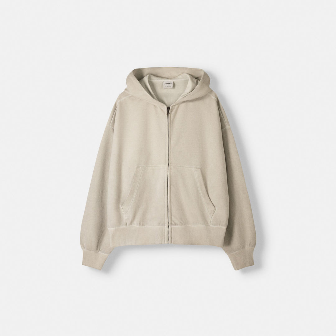 Moudda BERSHKA - Veste interlock boxy lavée courte - Tunisie 2