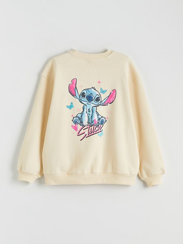 Moudda LC Waikiki - Sweatshirt en jersey - Sous licence couleur Beige peau pour filles - Tunisie 2