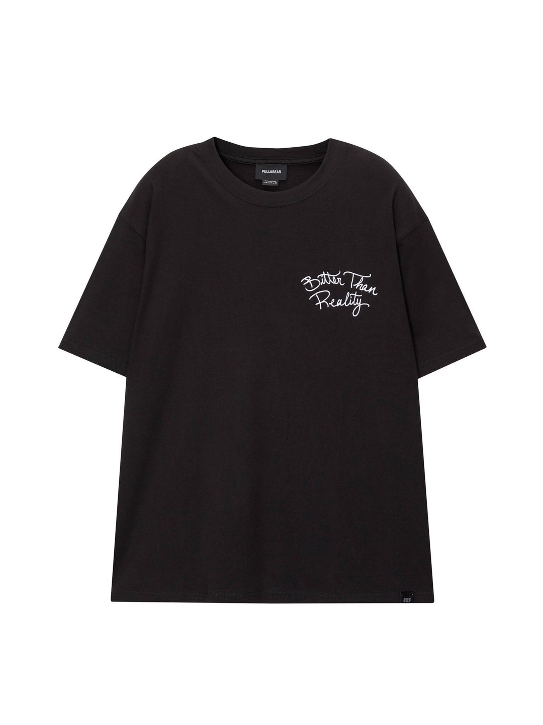 Moudda PULL & BEAR - T-Shirt Demi-Manches Brodé Poitrine - Tunisie 4