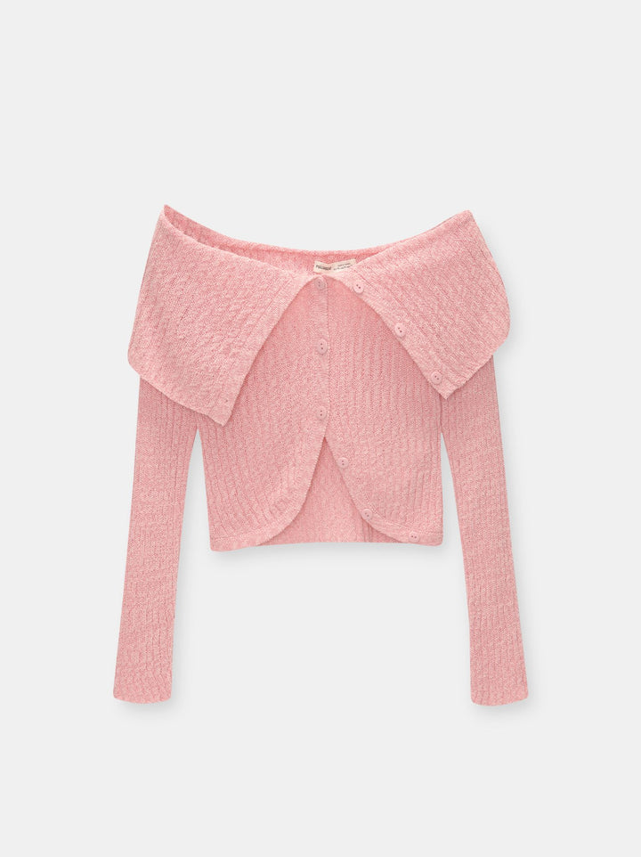 Moudda PULL & BEAR - Veste Côtelé Encolure Bardot - Tunisie 3