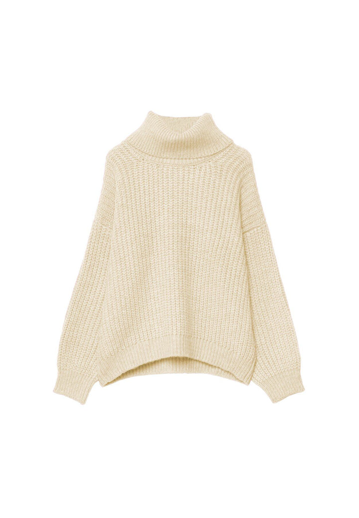 Moudda STRADIVARIUS - Pull en Maille Col Cygne Enfeutré Rib - Tunisie 1