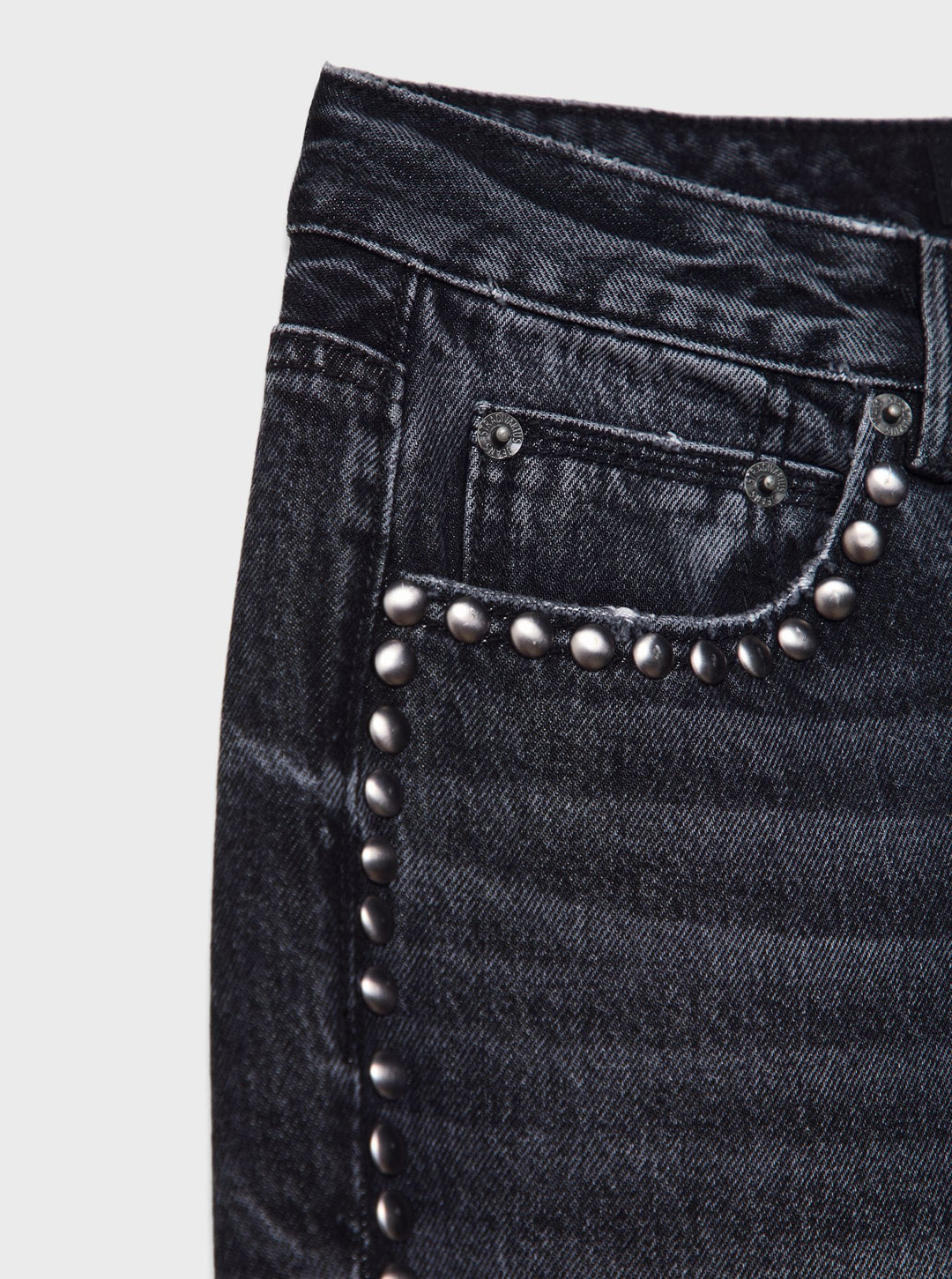 Moudda STRADIVARIUS - Jean Straight Fit avec Clous Latéraux - Tunisie 4