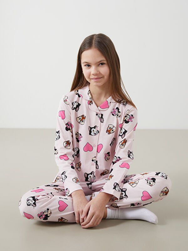 Moudda LC Waikiki - Sous-vêtement jersey pyjama manches longues milieu pour Filles - Tunisie 7