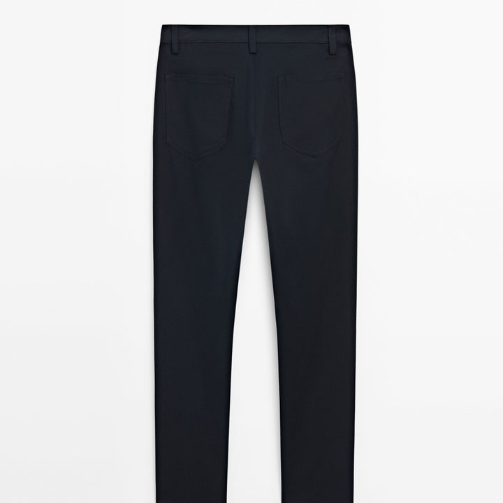 Moudda Massimo Dutti - Pantalon jean coton élégant 5 poches fuselé - Tunisie 5