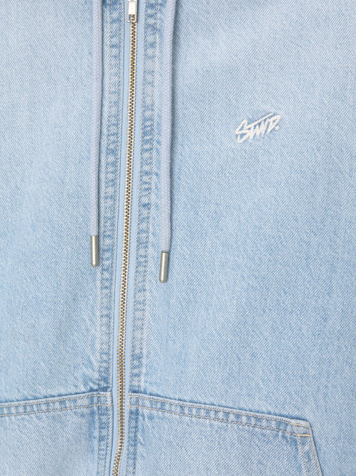 Moudda PULL & BEAR - Veste Denim Capuche à Fermeture Noir STWD - Tunisie 8