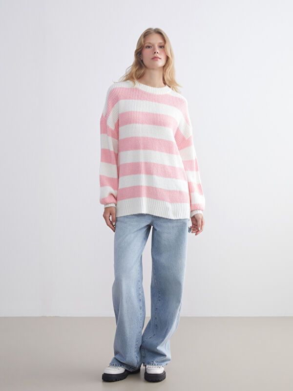 Moudda LC Waikiki - Pull en tricot Femme Rose - Tunisie 2