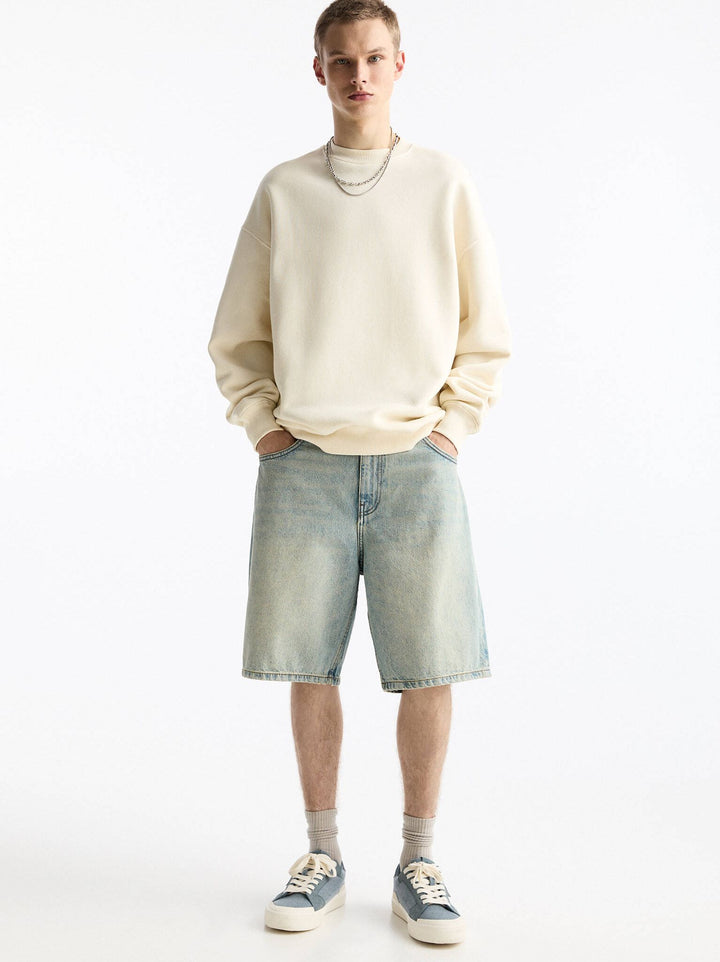 Moudda PULL & BEAR - Bermuda Denim Baggy MK STWD - Tunisie 1