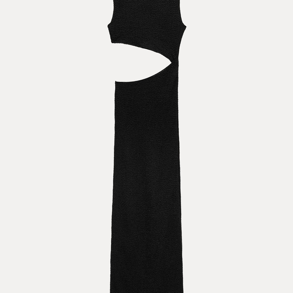 Moudda ZARA - Robe longue en dentelle, manches courtes, découpes texturées - Tunisie 2