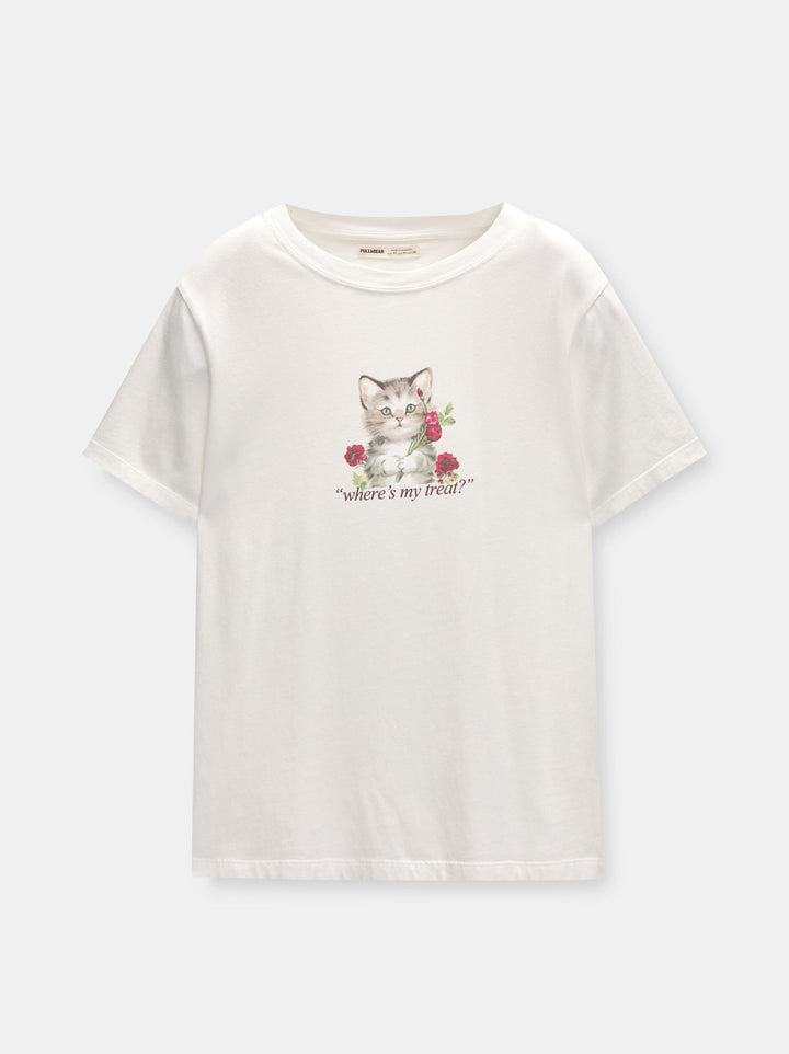 Moudda PULL & BEAR - Body Graphique Chaton Kitsch - Tunisie 2