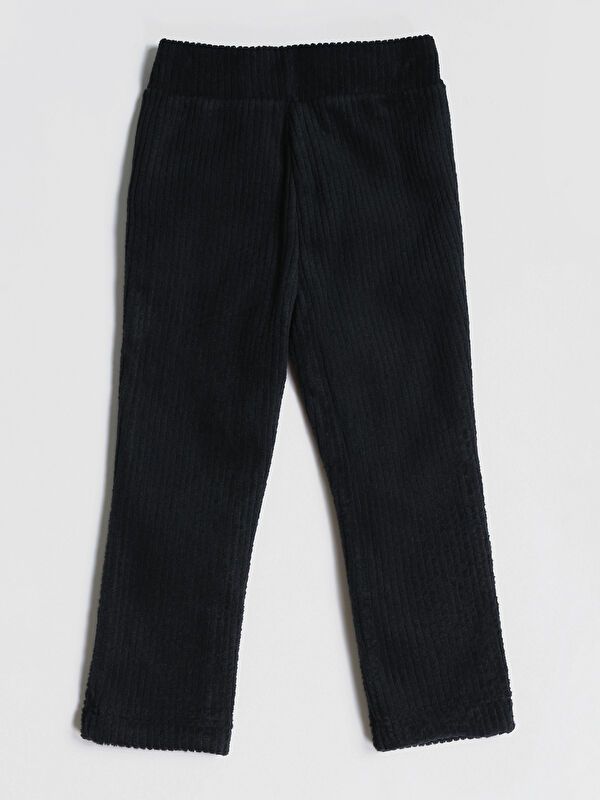 Moudda LC Waikiki - Pantalon jersey basique Fille Noir - Tunisie 2