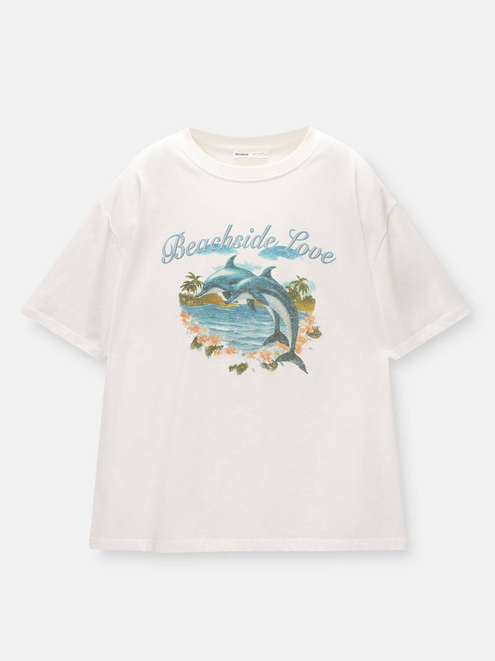 Moudda PULL & BEAR - Body Illustration Dauphins - Tunisie 4