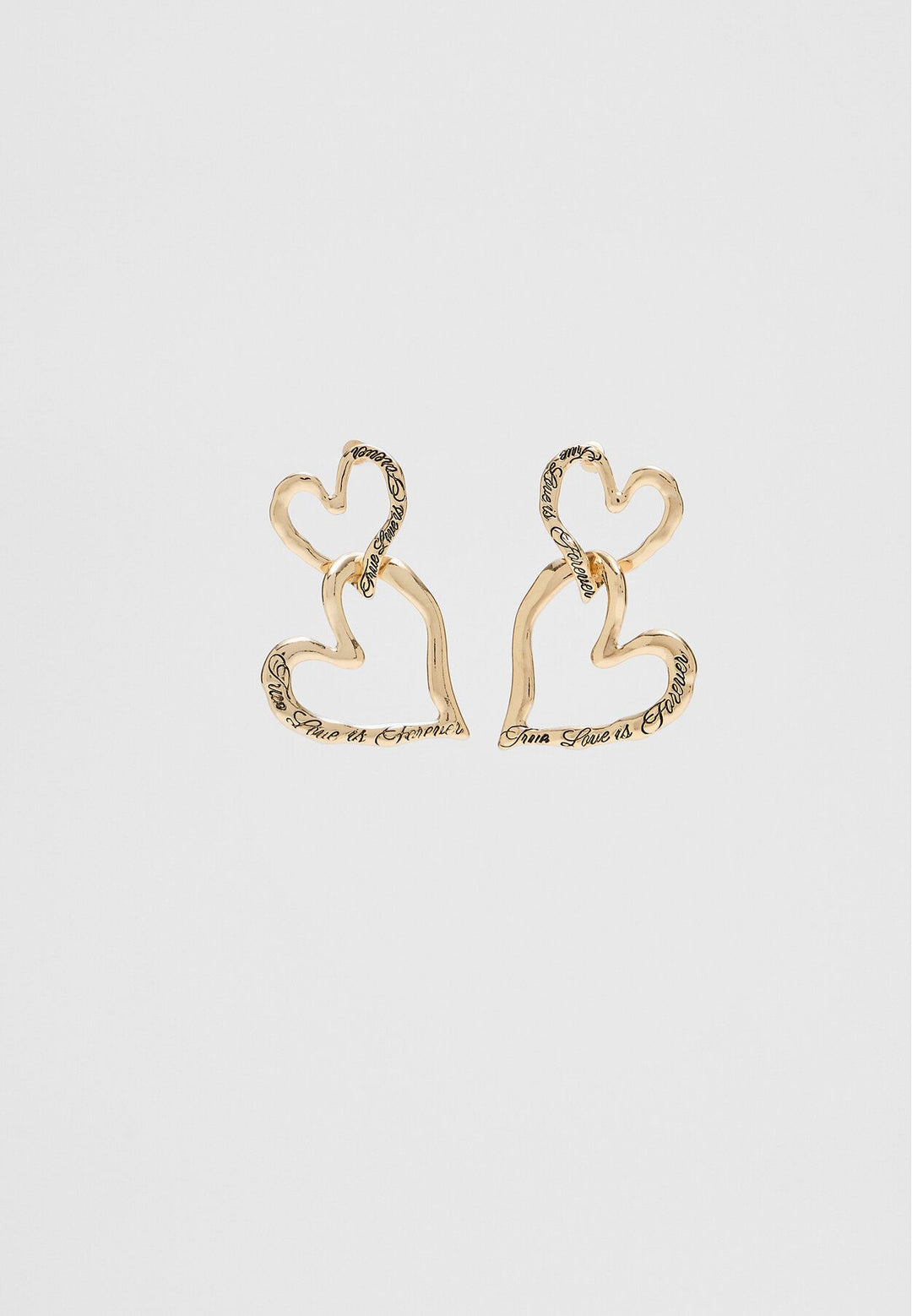 Moudda STRADIVARIUS - Boucles d'Oreilles Double Cœur - Tunisie 4