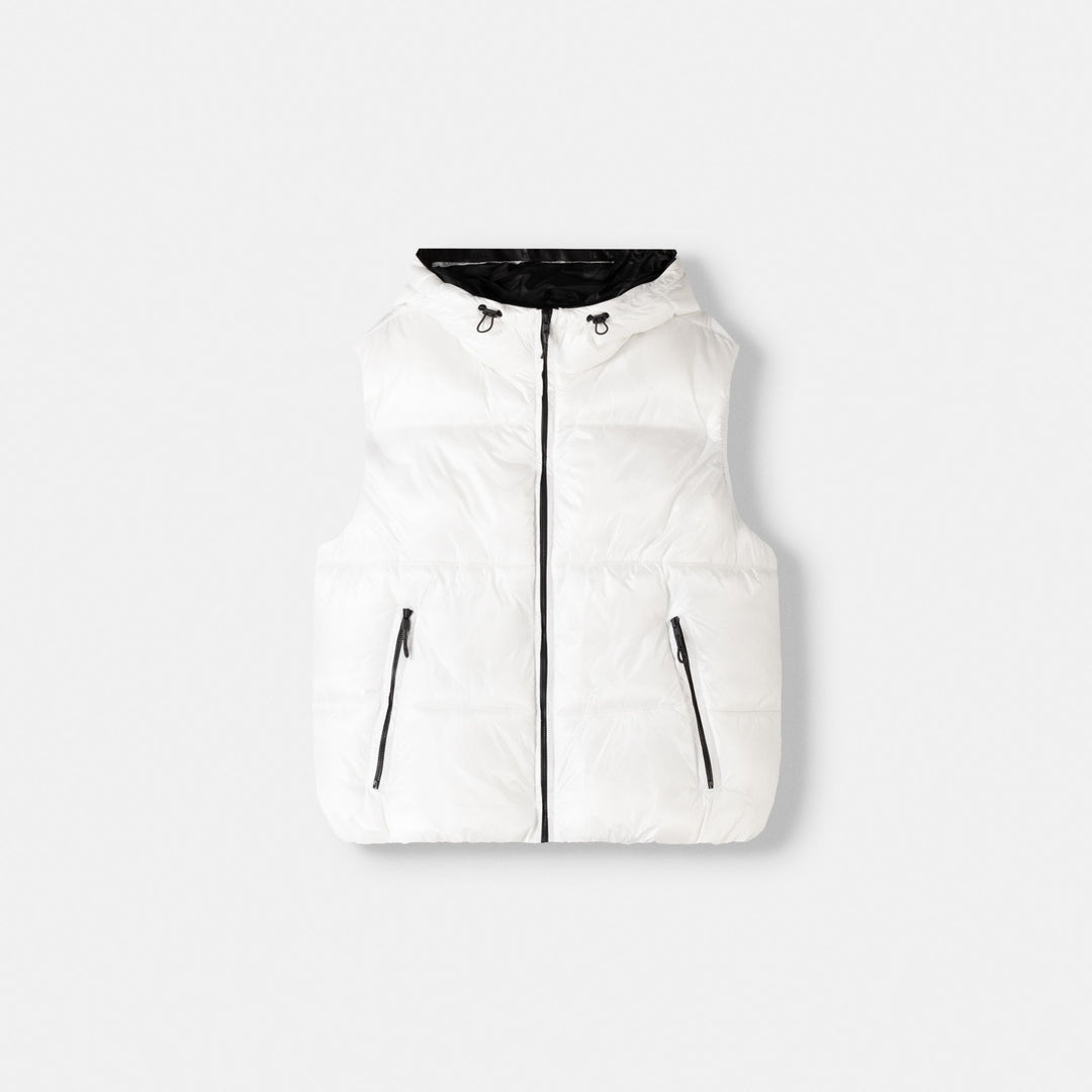 Moudda BERSHKA - Gilet Matelassé Brillant Sans Manches - Tunisie 1