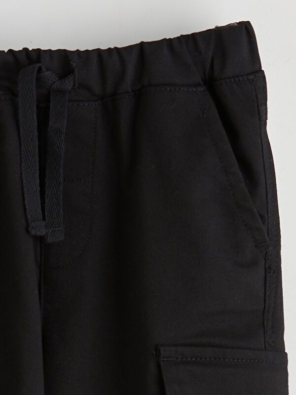 Moudda LC Waikiki - Pantalon tissé épais basique Garçon Noir - Tunisie 2