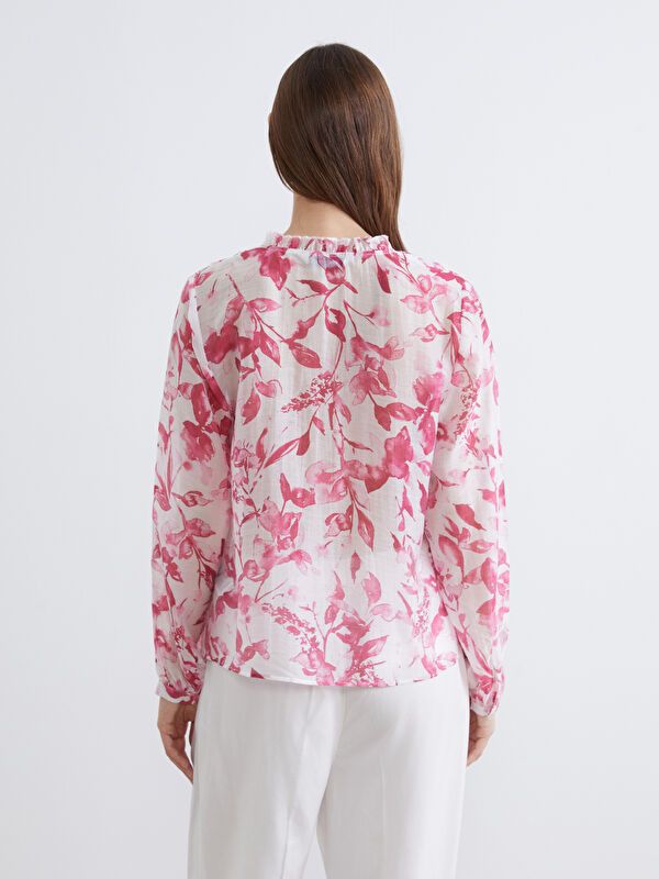 Moudda LC Waikiki - Chemisier (blouse) imprimé manches longues en tissu pour Femme - Tunisie 4