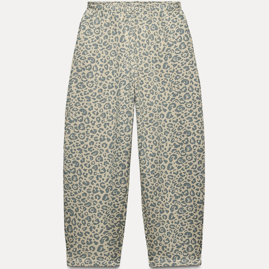 Moudda ZARA - Pantalon large molletonné imprimé animal, lavé - Tunisie 1
