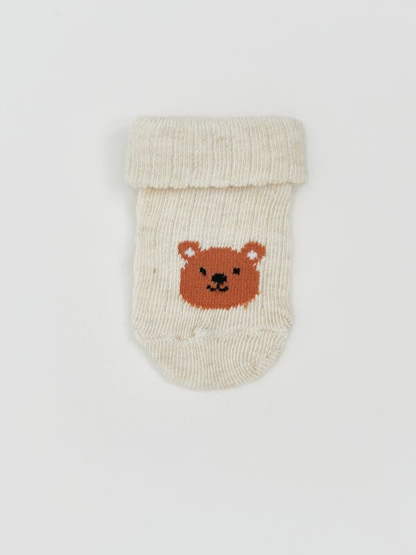 Moudda LC Waikiki - Chaussettes courtes Garçon Mélange écru - Tunisie 2