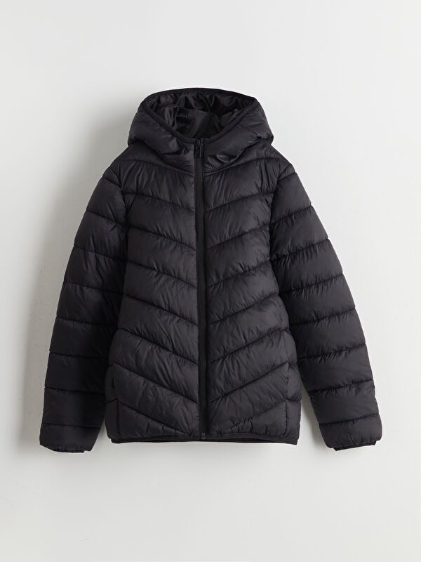 Moudda LC Waikiki - Manteau matelassé en nylon Garçon Noir - Tunisie 1