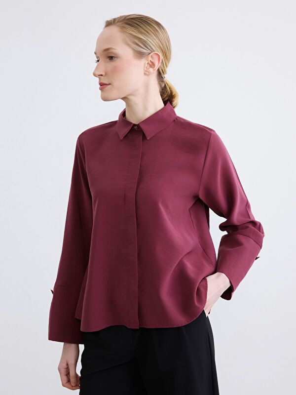 Moudda LC Waikiki - Chemise manches longues en tissu pour Femme - Tunisie 1