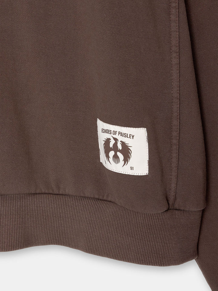 Moudda PULL & BEAR - Sweat Col Rond Lavé Browns - Tunisie 4