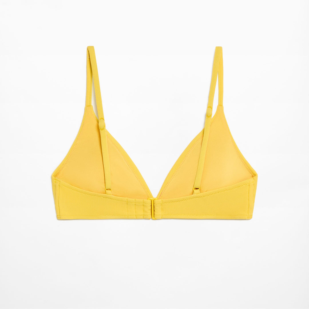 Moudda Oysho - Culotte Triangle Amovible Sans Armatures Capsule Piqué Noir - Tunisie 1