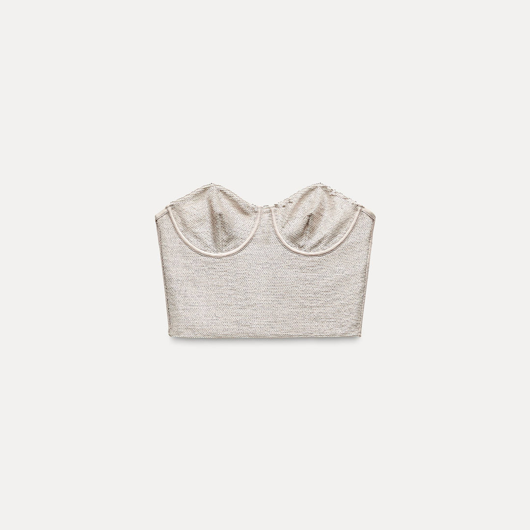 Moudda ZARA - Corset Bustier à Séquins - Tunisie 1