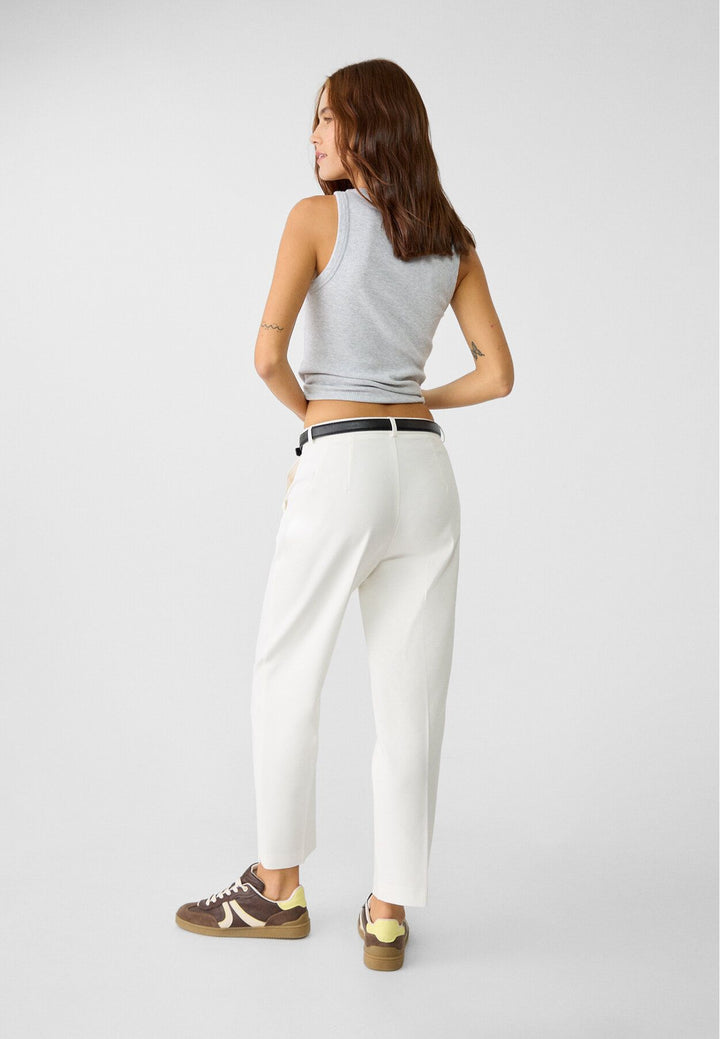 Moudda STRADIVARIUS - Nouveau Pantalon en Satin avec Ceinture - Tunisie 5