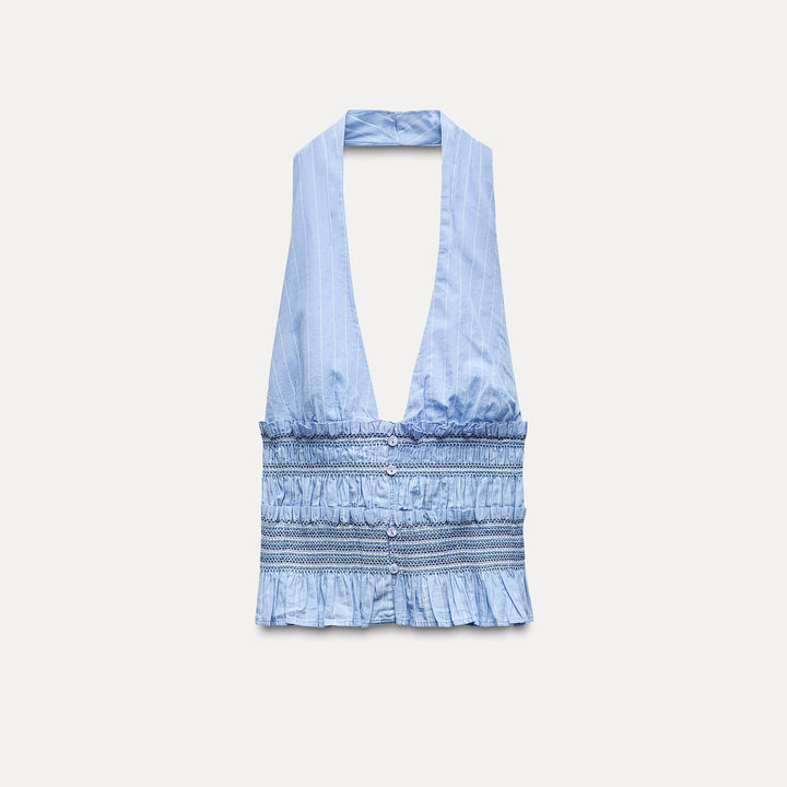 Moudda ZARA - Haut popeline bustier, taille élastique - Tunisie 2