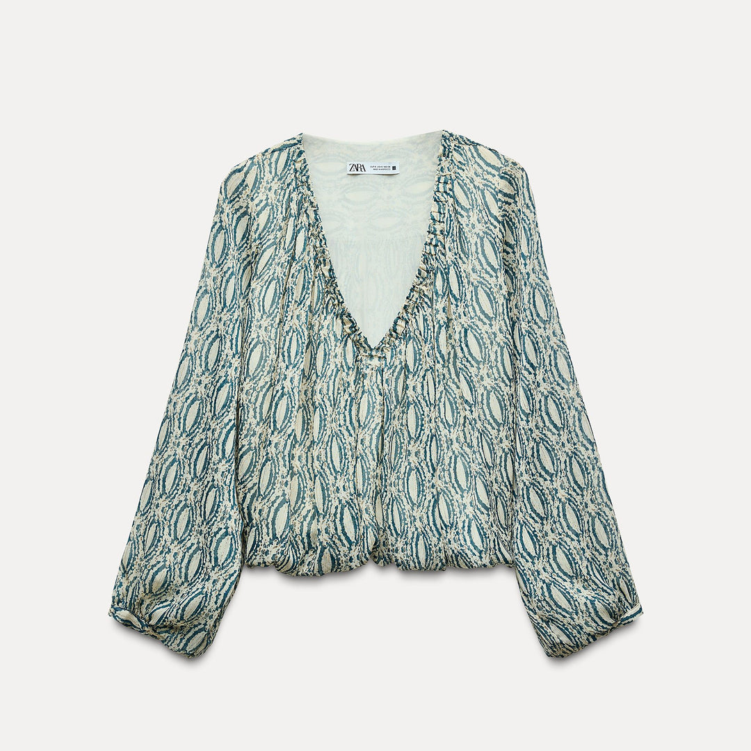 Moudda ZARA - Top Boule Bicolore Lurex - Tunisie 2