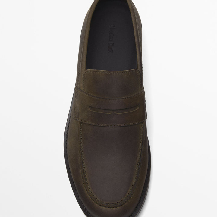 Moudda Massimo Dutti - Mocassin cuir marron - Tunisie 5