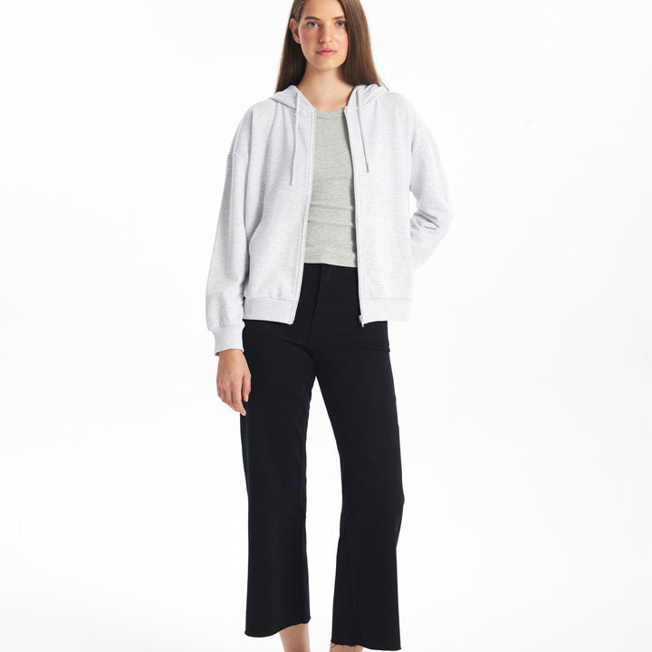 Moudda LC Waikiki - Cardigan en jersey Femme Mélange de gris - Tunisie 2