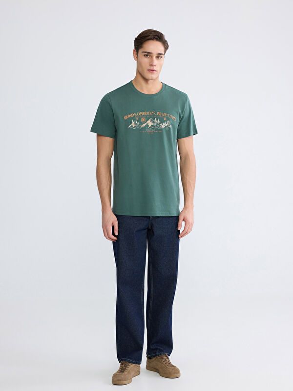 Moudda LC Waikiki - T-shirt imprimé manches courtes en jersey pour Homme - Tunisie 2