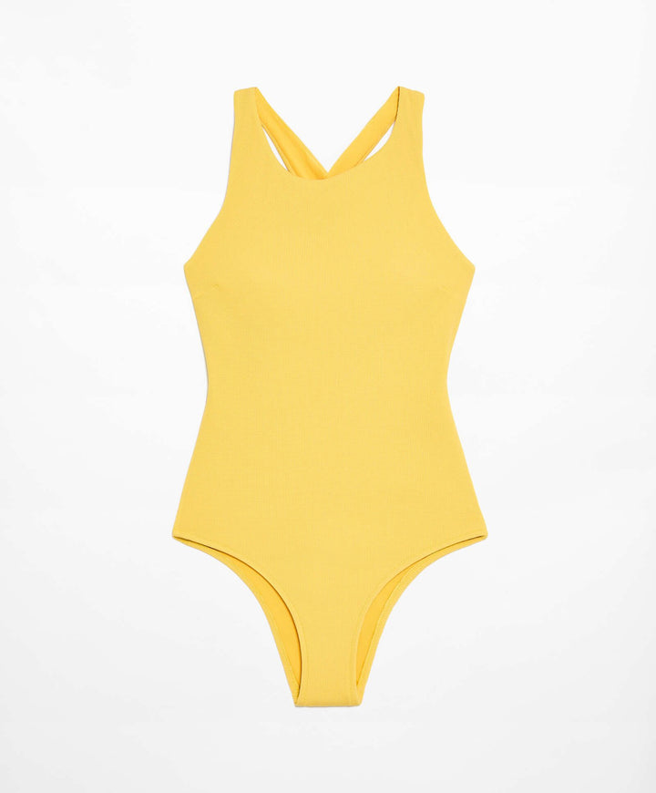 Moudda Oysho - Maillot de Bain Mousse Amovible Capsule Piqué Noir - Tunisie 6