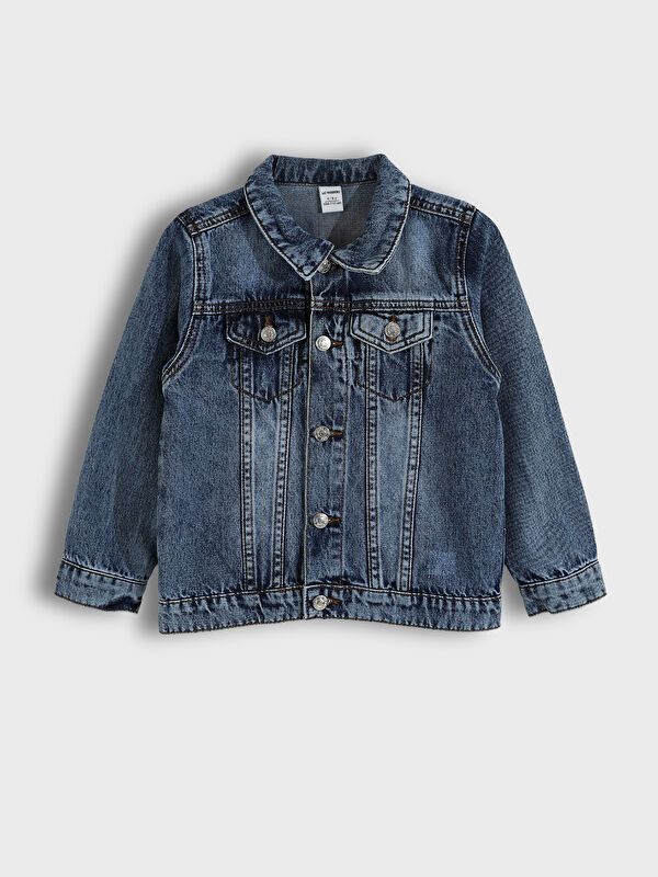 Moudda LC Waikiki - Manteau tissé en denim Garçon Rodéo mid indigo - Tunisie 1