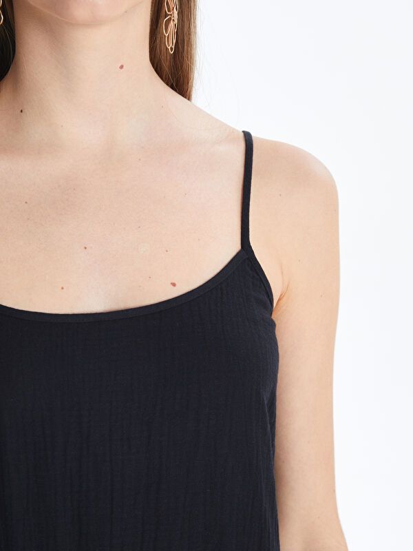 Moudda LC Waikiki - Robe manches courtes en tissu pour Femme - Tunisie 3