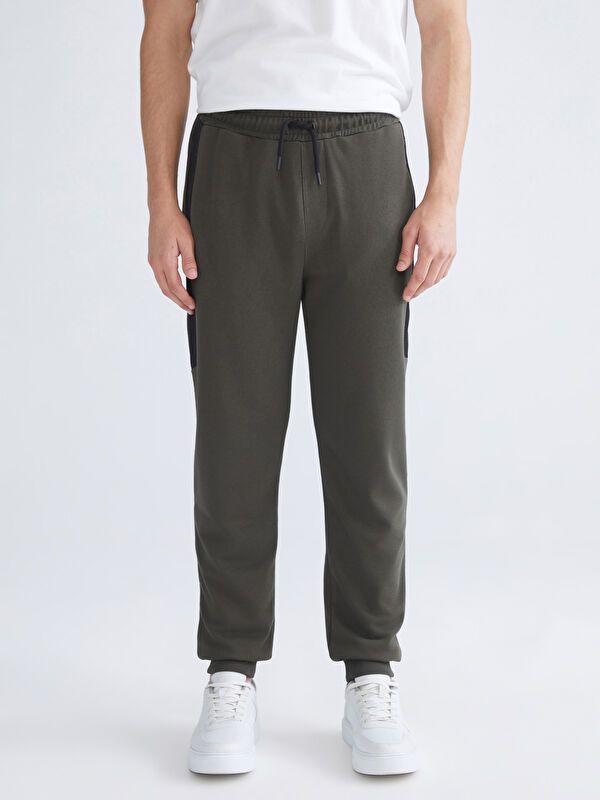 Moudda LC Waikiki - Pantalon en jersey Homme Kaki foncé - Tunisie 2
