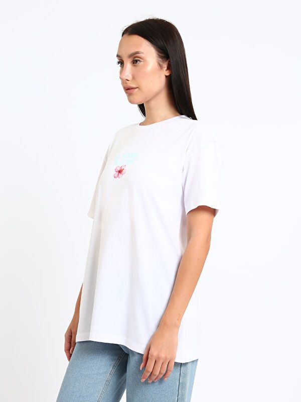 Moudda LC Waikiki - Body imprimé manches courtes en jersey pour Femme - Tunisie 4