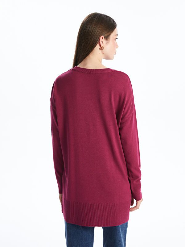 Moudda LC Waikiki - Tunique tricot Femme Prune éclatante - Tunisie 4