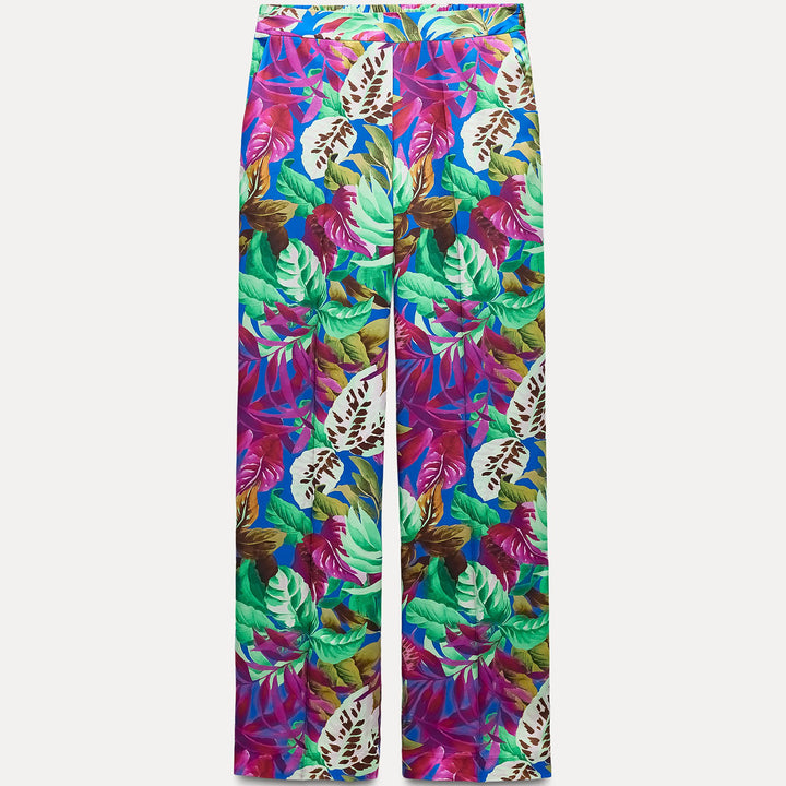Moudda ZARA - Ensemble pantalon imprimé, taille mi-haute élastique - Tunisie 1