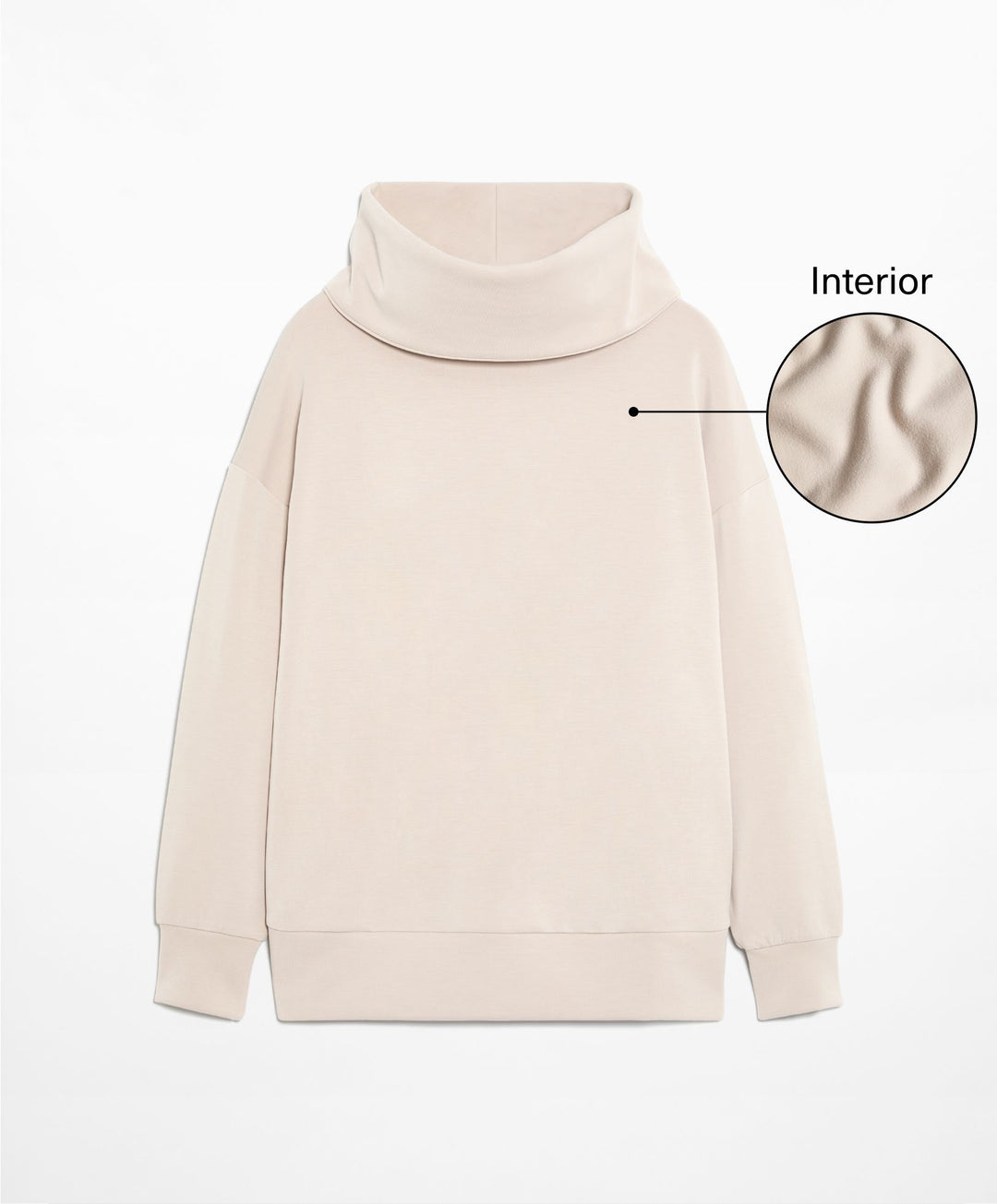 Moudda Oysho - Sweat Col Haut Modal Premium Chaud - Tunisie 2