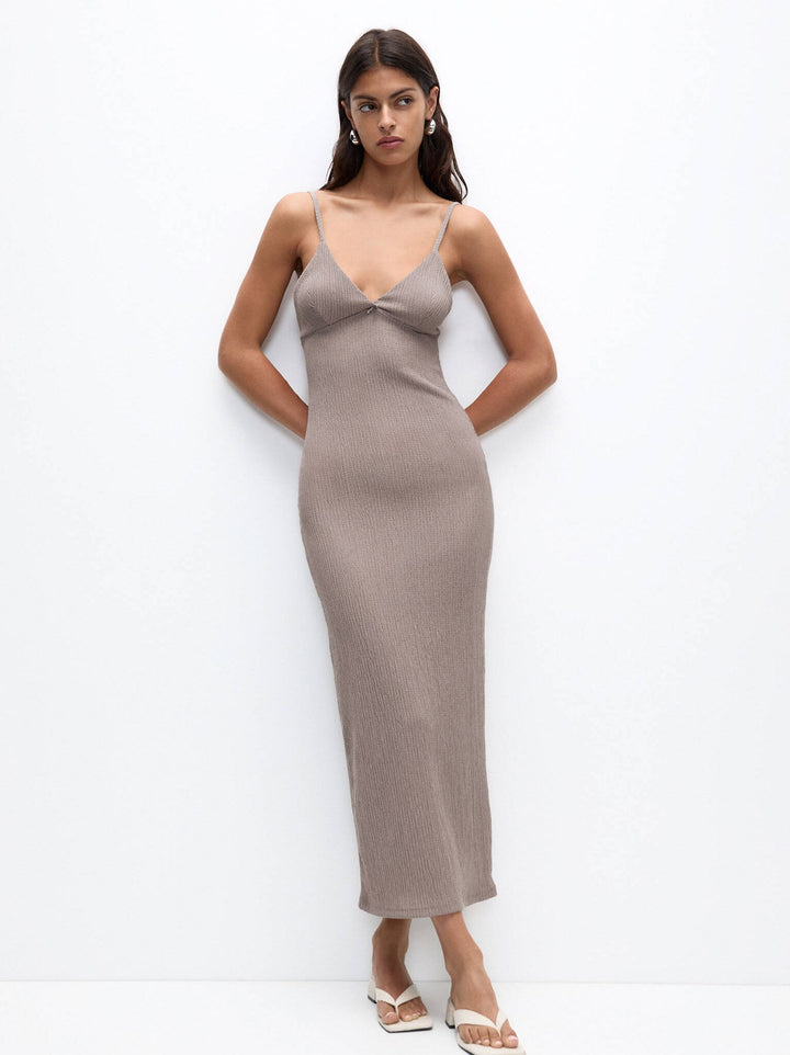 Moudda PULL & BEAR - Robe Midi Bambula Bretelles - Tunisie 2