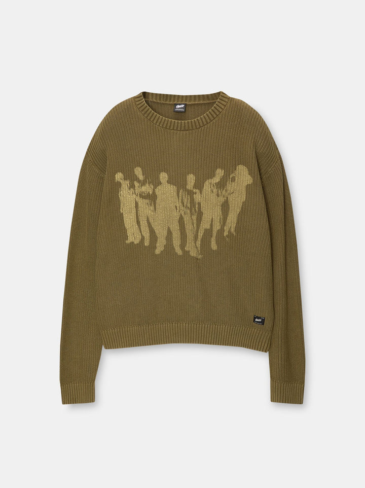 Moudda PULL & BEAR - Pull Manches Longues Point Anglais Acid Imprimé - Tunisie 1